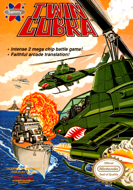Twin Cobra (USA) box art
